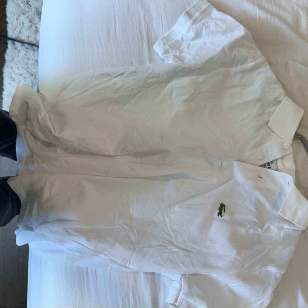 Lacoste White Polo Shirt